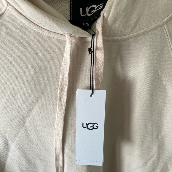 NWT UGG women Helene Hoodie sweatshirt cream neutral XL - Picture 12 of 13